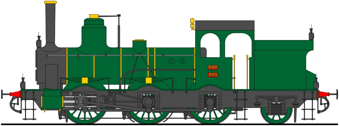 Class P 0-6-2T (1880)