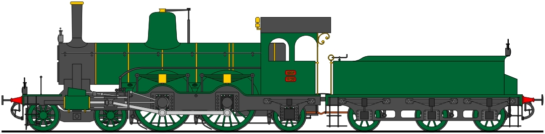 Class R 4-4-2 (1885)