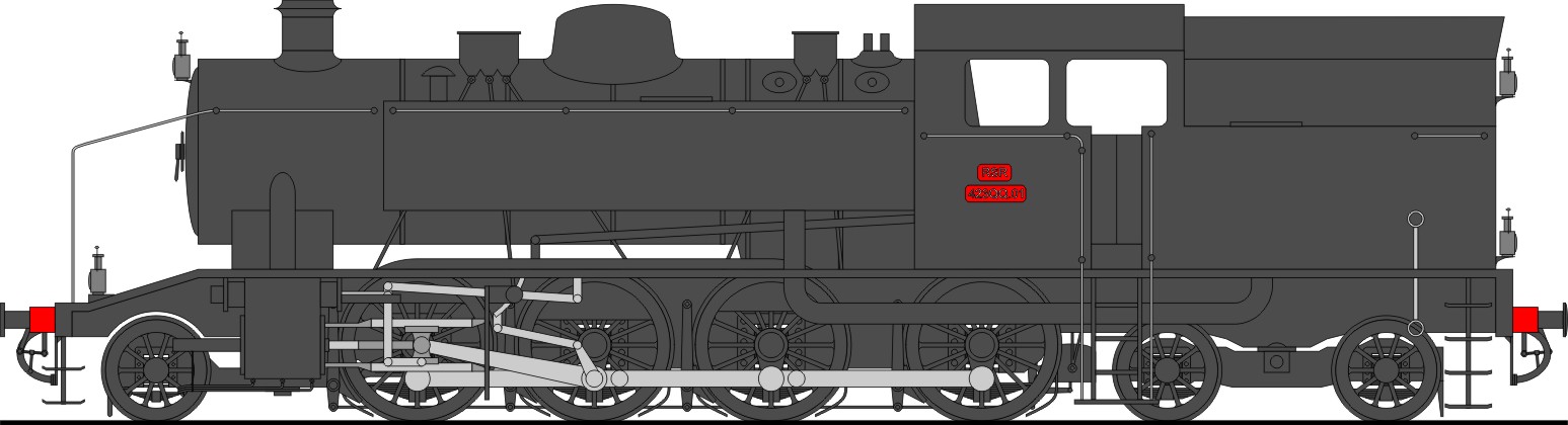 Class 423QQ 2-8-4T (1924)