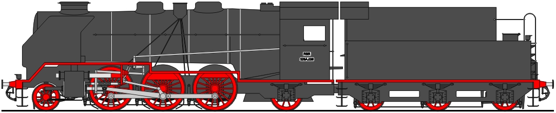 Proposed class 333AA 2-6-2 (1939)