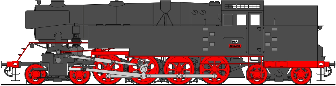 Class 434F 4-8-4T (1986)