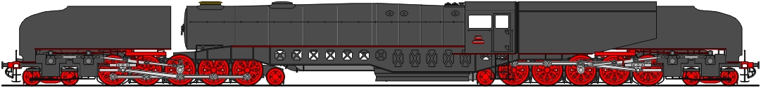 Class 115A 4-10-2+2-10-4 Garratt